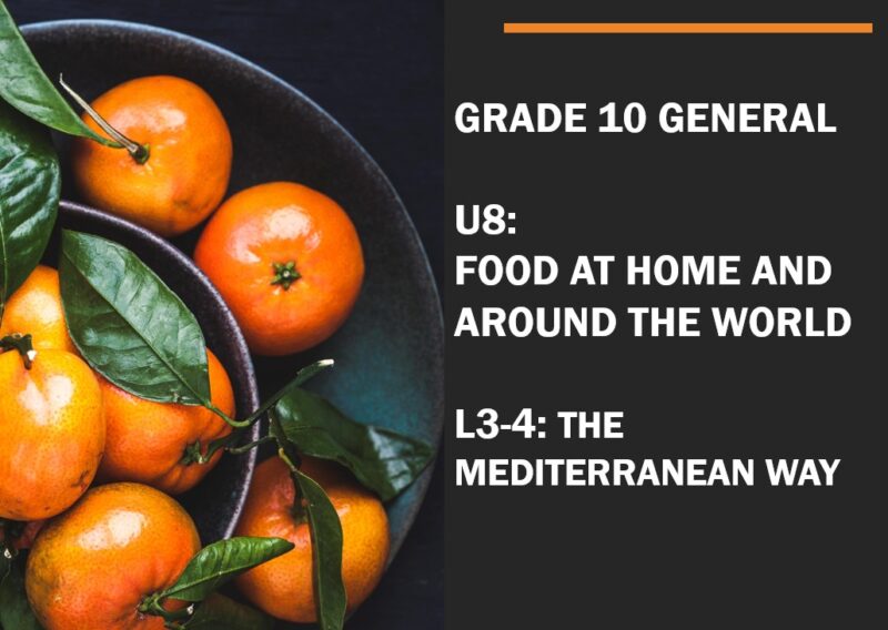 حل درس the mediterranean way للصف العاشر الفصل الثالث حل درس the mediterranean way للصف العاشر الفصل الثالث