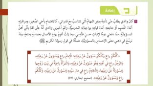 حل درس الليرة الذهبية للصف السابع (11)