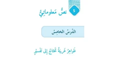 حل درس ظواهر غريبة تحتاج الى تفسير للصف السادس الفصل الثالث
