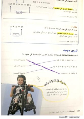 حل درس خواص الضرب الرياضيات الصف الخامس page 0001