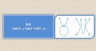 حل درس حل الأنظمة الخطية واللاخطية رياضيات للصف ثاني عشر عام فصل ثاني حل درس حل الأنظمة الخطية واللاخطية رياضيات للصف ثاني عشر عام فصل ثاني