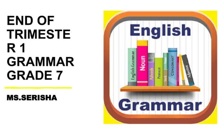 مراجعة لأهم لقواعد اللغة الإنجليزية الصف السابع الفصل الأول