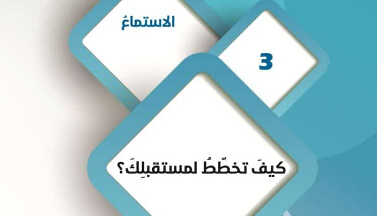 حل درس كيف تخطط لمستقبلك الصف التاسع الفصل الثاني