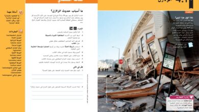 حل درس الزلازل للصف الثامن الفصل الثالث علوم