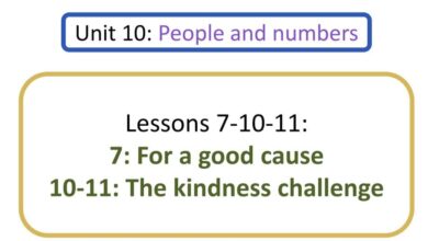 حل درس For A Good Cause – The Kindness Challenge انجليزي للصف السابع الفصل الثالث