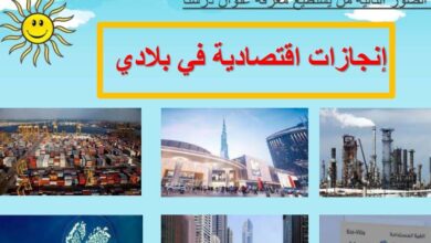 حل درس انجازات اقتصادية من بلادي للصف الرابع الفصل الثالث