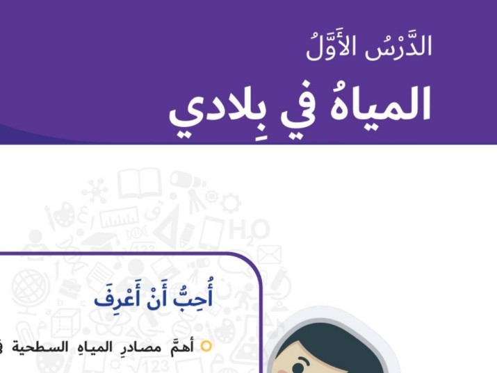 حل درس المياه في بلادي للصف الثاني الفصل الثاني