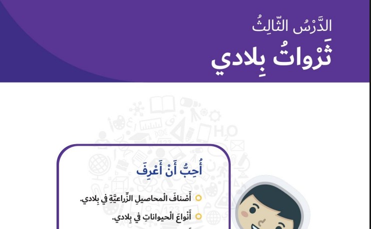حل درس ثروات بلادي للصف الثاني الفصل الثاني