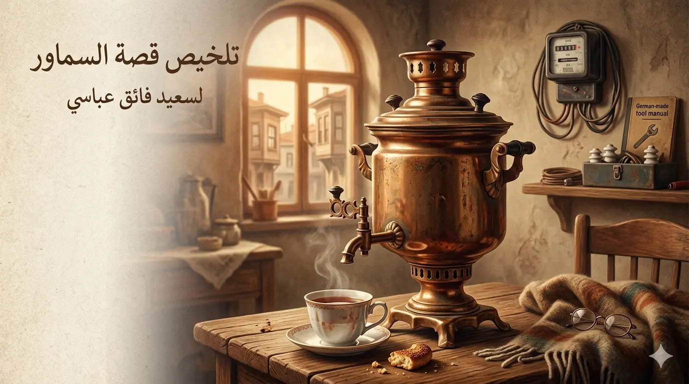 تلخيص قصة السماور لسعيد فائق عباسي: حين ينطفئ دفء الحياة فجأة