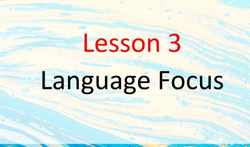 حل درس Language Focus انجليزي صف ثامن