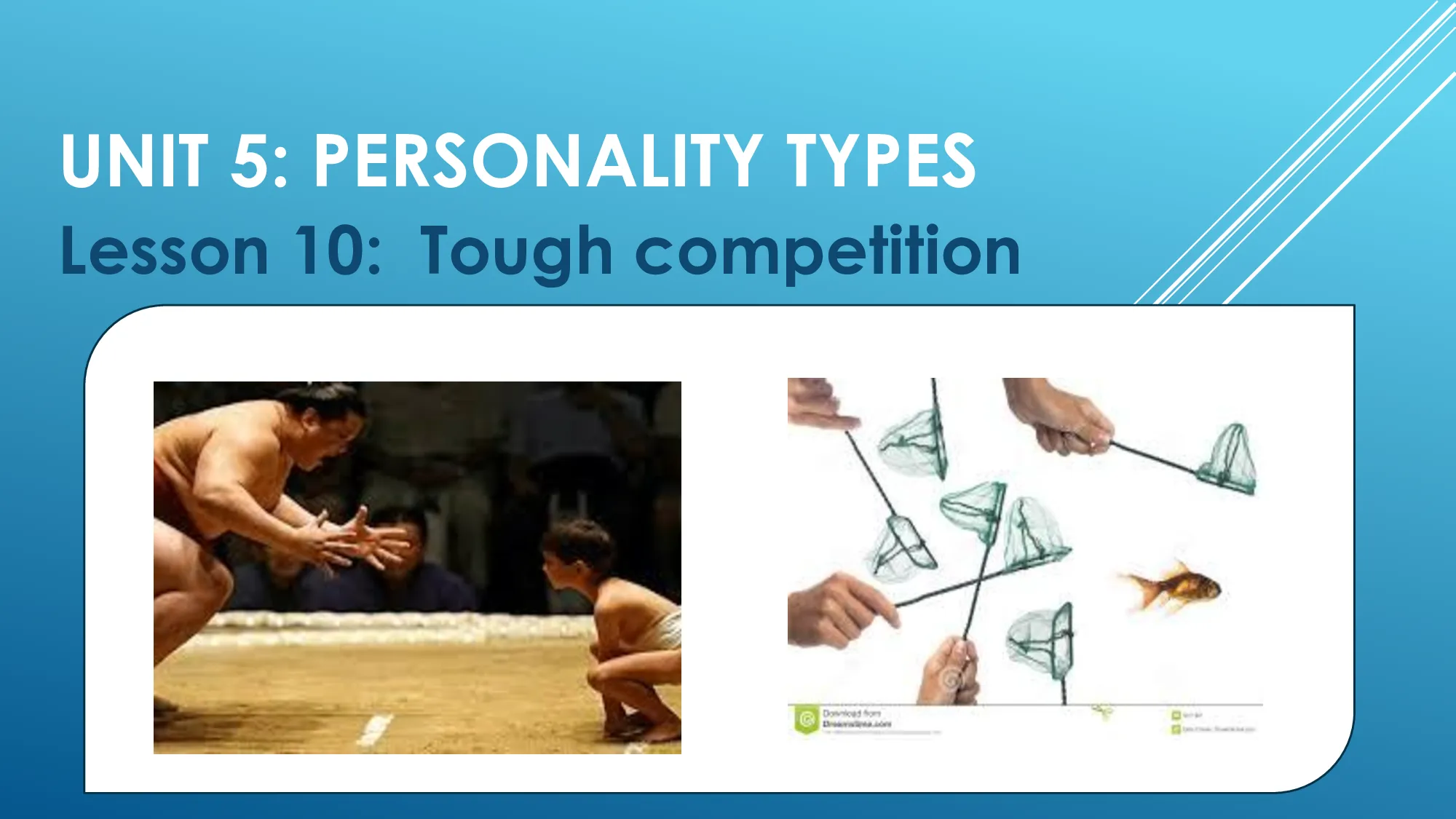 حل درس Lesson Tough Competition لغة انجليزية الصف التاسع عام