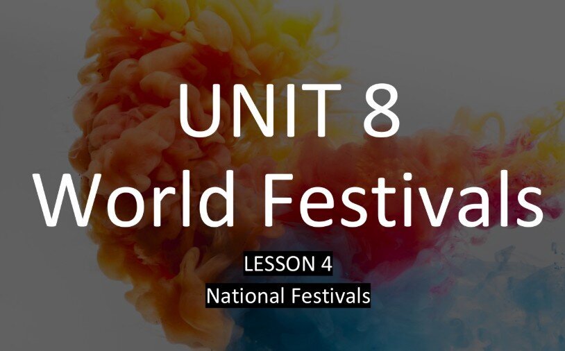 حل درس National Festivals انجليزي صف ثامن