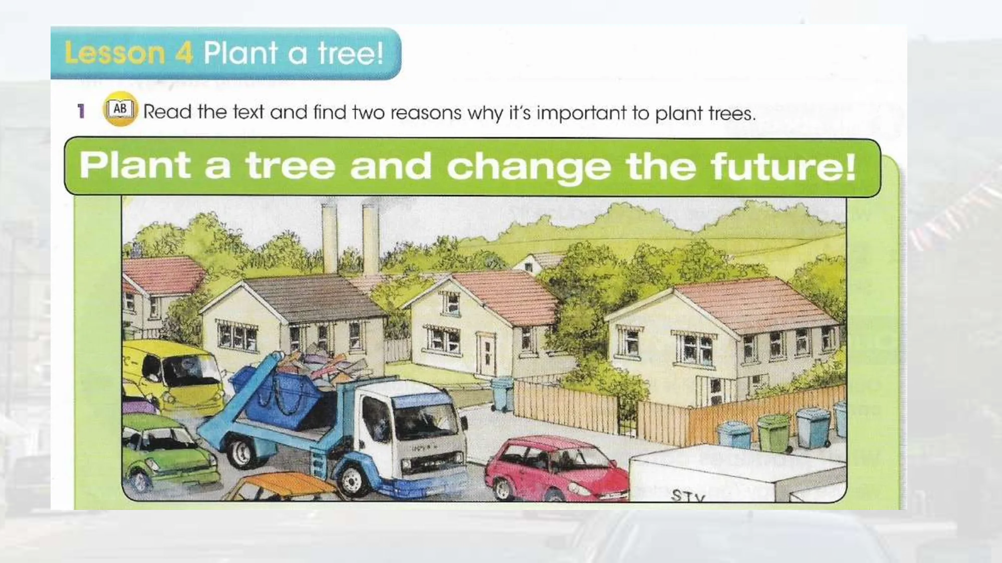 حل درس Plant a tree انجليزية الصف الخامس